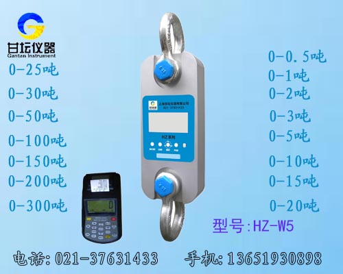 船厂用数显拉力表HZ-W5-200t(专为水下测力试验定制)